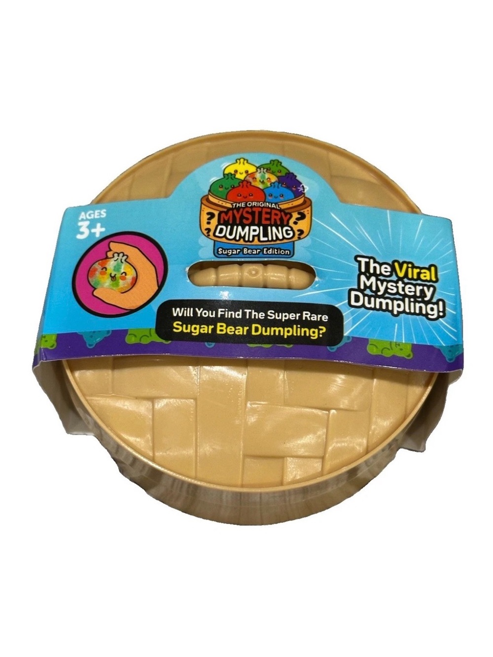 Rare Viral Squishy Bun Rainbow Mystery Dumpling NEW Sugar Bear Edition
